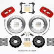 Load image into Gallery viewer, Wilwood AERO6 Front Hat Kit 14.00 Red w/Lines fits 2016-2017 Ford Mustang ECOBOOST / 2015-2017 Ford Mustang GT