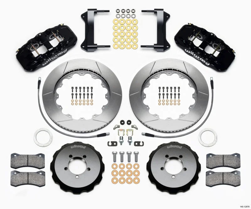 Wilwood AERO6 Front Hat Kit 14.00 w/Lines fits 2001-2011 Subaru Forester / 1999-2014 Subaru Impreza / 2000-2002 Subaru Leg...