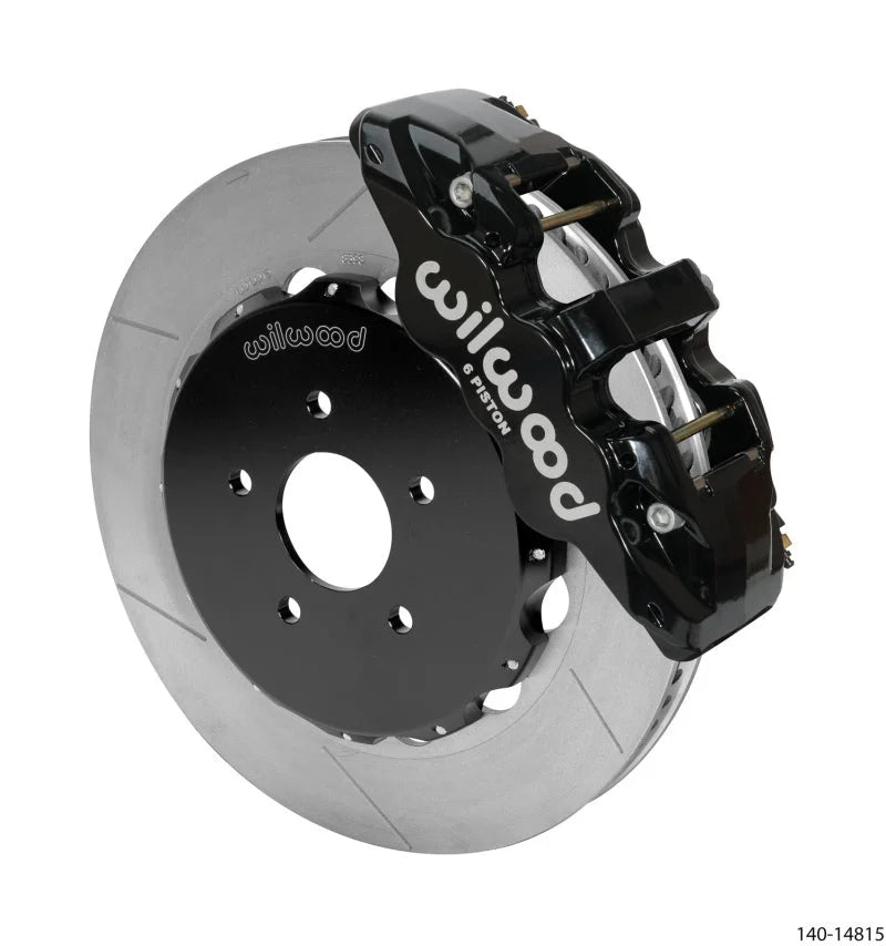 Wilwood AERO6 Front Hat Kit 14.00 w/Lines fits 2003-2009 Nissan 350Z