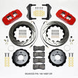 Load image into Gallery viewer, Wilwood AERO6 Front Hat Kit 14.25 Drilled Red w/Lines fits 2012-2014 Chrysler 300 / 2012-2015 Chrysler 300 C / 2012-2015 D...