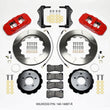 Load image into Gallery viewer, Wilwood AERO6 Front Hat Kit 14.25 Red w/Lines fits 2012-2014 Chrysler 300 / 2012-2015 Chrysler 300 C / 2012-2015 Dodge Cha...