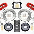 Load image into Gallery viewer, Wilwood AERO6 Front Hat Kit 14.25 Red w/Lines fits 2008-2009 Pontiac G8