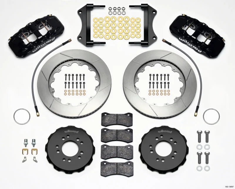 Wilwood AERO6 Front Hat Kit 14.25 w/Lines fits 2014-2016 Chevrolet Corvette Stingray C7 / 2015-2016 Chevrolet Corvette Z06 C7