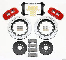 Load image into Gallery viewer, Wilwood AERO6 Front Hat Kit 15.00 Drilled Red fits 1997-2013 Chevrolet Corvette / 2004-2008 Cadillac XLR / 2008 2009 Cadil...