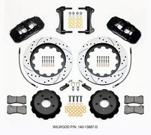 Load image into Gallery viewer, Wilwood AERO6 Front Hat Kit 15.00 Drilled w/Lines fits 2016-2017 Ford Mustang ECOBOOST / 2015-2017 Ford Mustang GT