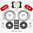 Load image into Gallery viewer, Wilwood AERO6 Front Hat Kit 15.00 Red w/Lines fits 2014-2016 Chevrolet Corvette Stingray C7 / 2015-2016 Chevrolet Corvette...
