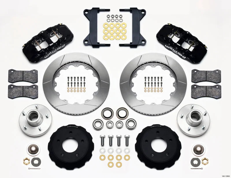 Wilwood AERO6 Front Hub Kit 14.00 CPP Drop Spindle fits 1960-1987 Chevrolet C10 / 1975-1986 Chevrolet C10 Suburban