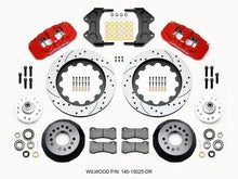 Load image into Gallery viewer, Wilwood AERO6 Front Hub Kit 15.00 Drilled-Red WWE ProSpindle
