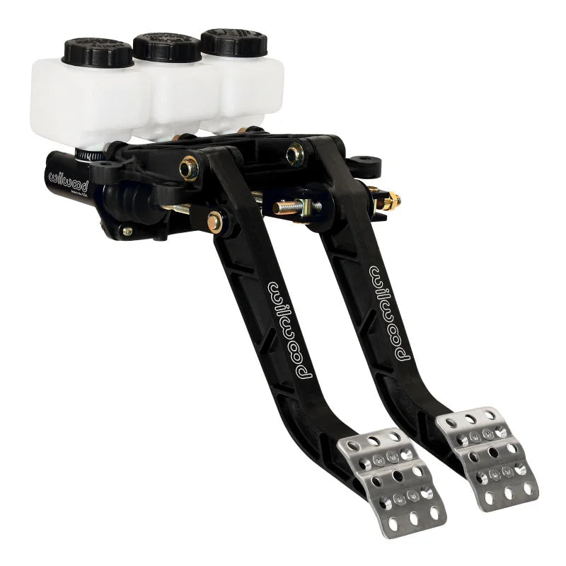 Wilwood Adjustable Dual Pedal - Brake / Clutch - Fwd. Swing Mount - 6.25:1 - Side View