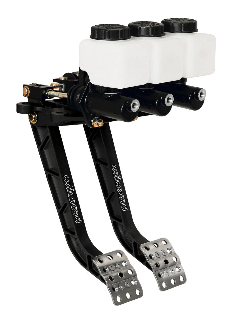 Wilwood Adjustable Dual Pedal - Brake / Clutch - Rev. Swing Mount - 6.25:1 - Detail View