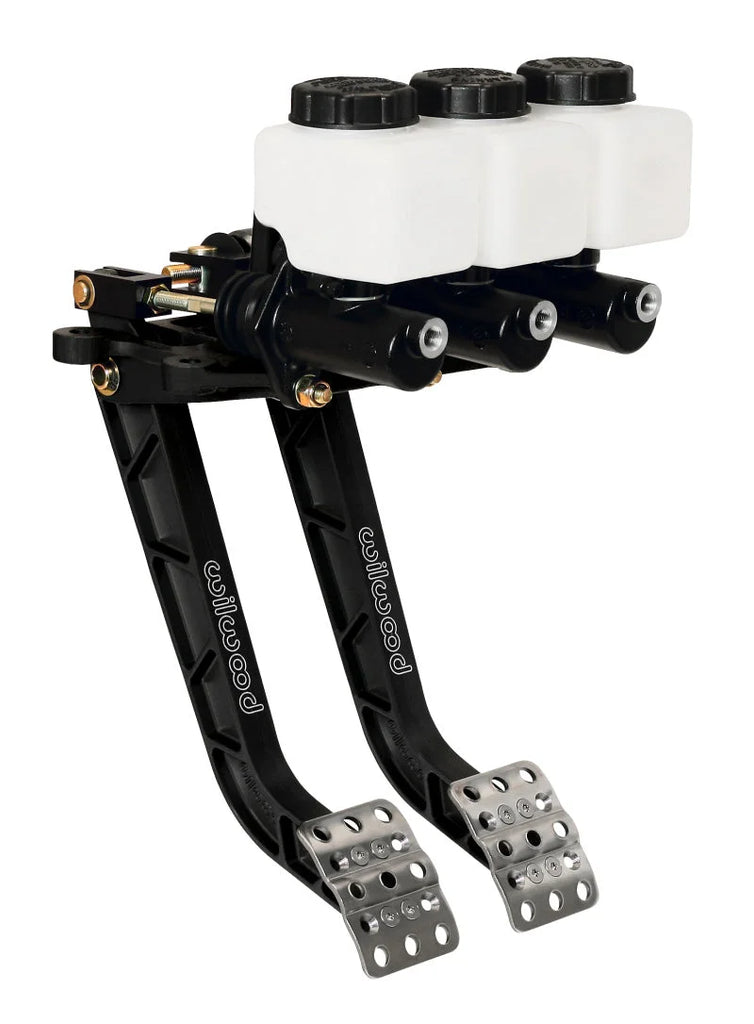 Wilwood Adjustable Dual Pedal - Brake / Clutch - Rev. Swing Mount - 6.25:1 - Detail View