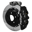 Load image into Gallery viewer, Wilwood Aero4 Rear Electronic Parking Brake Kit 14in Rotor 3.25in Offset - Blk fits 1988-1998 Gm C1500