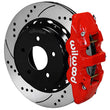 Load image into Gallery viewer, Wilwood Aero4 SRP Rear Brake Kit 14in Rotor - Red fits 1988-1998 Gm C1500
