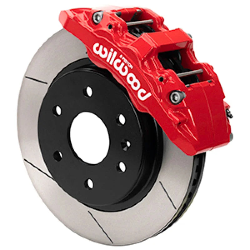 Wilwood Aero6-DM Front Brake Kit - Slotted - Red fits 2019-2021 Chevrolet Silverado / GMC Sierra