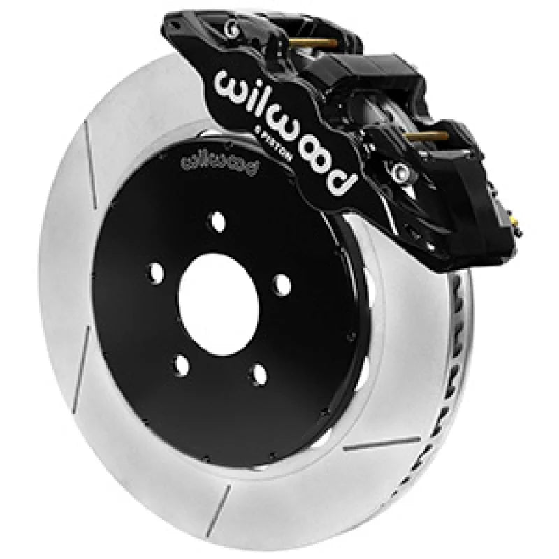 Wilwood Aero6R Front Big Brake Kit 14in Slotted Black Powder Coat fits 1994-2004 Ford Mustang SN95