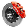 Load image into Gallery viewer, Wilwood Aerolite 6R Kit, 5 x 4.50in/4.75in Hub - 14.00 Slotted Rotor - Red fits 1955-1957 Chevrolet Bel Air