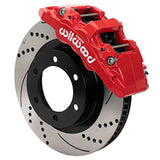 Wilwood Aerolite 6R Kit 6 x 5.50in Hub - 13.38in Drilled & Slotted Rotor - Red fits 2021-2024 Ford Bronco