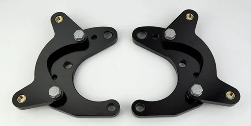 Wilwood Brackets (2) - HD Front - Drum 11in Rotor fits 1965-1976 Mopar A-Body