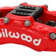 Load image into Gallery viewer, Wilwood Caliper - AT6 Lug Mount Red 1.75in/1.38in/1.38in Piston .75in Rotor - Right Side