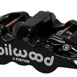 Load image into Gallery viewer, Wilwood Caliper-Aero4 - Black 1.12/1.12in Pistons 0.81in Disc