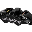 Load image into Gallery viewer, Wilwood Caliper-Aero4 - Black 1.12/1.12in Pistons 1.10in Disc