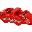 Load image into Gallery viewer, Wilwood Caliper-Aero4-L/H - Red 1.62/1.38in Pistons 1.25in Disc