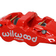 Load image into Gallery viewer, Wilwood Caliper-Aero4-L/H - Red 1.88/1.62in Pistons 1.25in Disc