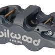 Load image into Gallery viewer, Wilwood Caliper-Aero6-R/H - Black Anodize (.80 Thk Pad) 1.62/1.12/1.12in Pistons 1.25in Disc