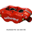Load image into Gallery viewer, Wilwood Caliper-Forged Dynalite-M-Red 1.75in Pistons 1.00in Disc