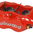 Load image into Gallery viewer, Wilwood Caliper-Forged Dynalite w/Dust Seal-Red 1.38in Pistons .81in Disc