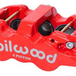 Load image into Gallery viewer, Wilwood Caliper-Forged Dynalite w/Dust Seal-Red 4.04in Pistons 1.25 Disc