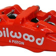 Load image into Gallery viewer, Wilwood Caliper-Forged Dynapro 6 5.25in Mount-Red-L/H 1.38/1.00/1.00in Pistons .81in Disc
