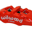 Load image into Gallery viewer, Wilwood Caliper-Forged Dynapro 6 5.25in Mount-Red-L/H 1.62/1.38in/1.38in Pistons .38in Disc