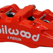 Load image into Gallery viewer, Wilwood Caliper-Forged Dynapro 6 5.25in Mount-Red-L/H 1.62/1.12/1.12in Pistons 1.10in Disc