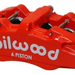 Load image into Gallery viewer, Wilwood Caliper-Forged Dynapro 6 5.25in Mount-Red-R/H 1.62/1.12/1.12in Pistons 0.81in Disc