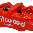 Load image into Gallery viewer, Wilwood Caliper-Forged Dynapro 6 5.25in Mount-Red-R/H 1.62/1.12/1.12in Pistons 1.10in Disc