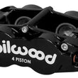 Load image into Gallery viewer, Wilwood Caliper Forged Narrow Superlite FNSL4R-DS Dust Seal 1.12/1.12 1.10in Rotor Width - Black