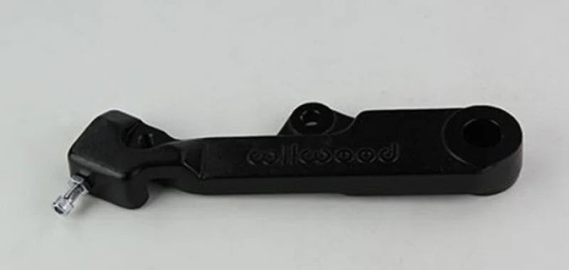 Wilwood Caliper Mounting Kit Black w/Bracket GP300 fits 1984-1999 Harley-Davidson Softail