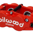 Load image into Gallery viewer, Wilwood Caliper-Narrow Superlite 4R - Red 1.12/1.12in Pistons 1.10in Disc