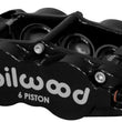 Load image into Gallery viewer, Wilwood Caliper-Narrow Superlite 6R-RH - Black 1.38/1.12/1.12in Pistons 1.10in Disc