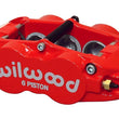 Load image into Gallery viewer, Wilwood Caliper-Narrow Superlite 6R-RH - Red 1.62/1.12/1.12in Pistons 1.25in Disc
