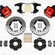 Load image into Gallery viewer, Wilwood Combination Parking Brake Rear Kit 11.00in Drilled Red Civic / Integra Drum 2.46 Hub Offset