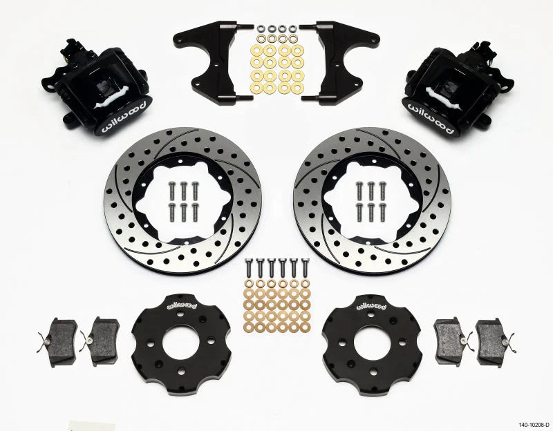 Wilwood Combination Parking Brake Rear Kit 11.00in Drilled Drum 2.46 Hub Offset fits 1992-2000 Honda Civic