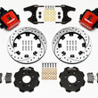 Load image into Gallery viewer, Wilwood Combination Parking Brake Rear Kit 12.19in Drilled Red Drum 2.46 Hub Offset fits 1992-2000 Honda Civic
