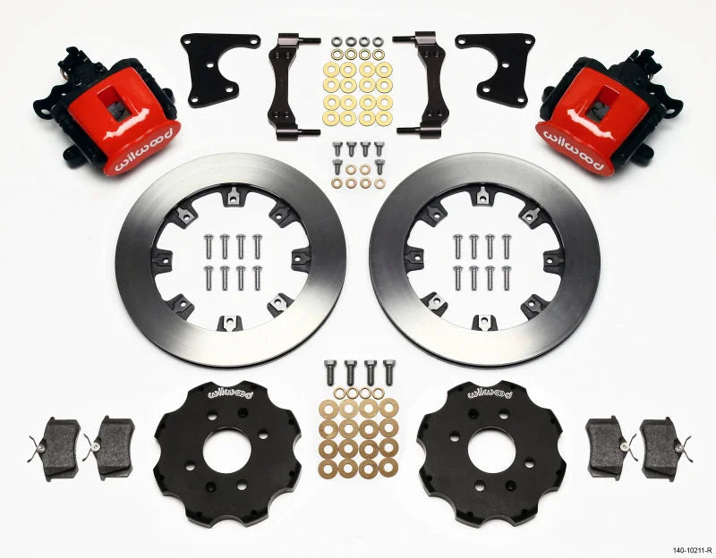 Wilwood Combination Parking Brake Rear Kit 12.19in Red Drum 2.71 Hub Offset fits 1988-1991 Honda CRX / 1988-1995 Honda Civ...