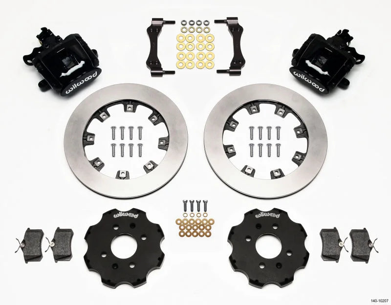 Wilwood Combination Parking Brake Rear Kit 12.19in Disc 2.39 Hub Offset fits 1990-2001 Acura Integra / 1990-1991 Honda CRX...