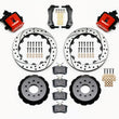 Load image into Gallery viewer, Wilwood Combination Parking Brake Rear Kit 12.88in Drilled Red Mustang 94-04