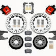 Load image into Gallery viewer, Wilwood Combination Parking Brake Rear Kit 12.88in Drilled Red fits 2005-2014 Ford Mustang