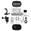 Load image into Gallery viewer, Wilwood Compact Tandem M/C - 1in Bore w/Bracket and Valve (Pushrod) - Ball Burnished fits Ford Mustang