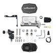 Load image into Gallery viewer, Wilwood Compact Tandem M/C Aluminum 1.00in Bore w/ Bracket/Valve/Push - Chrome P-coat fits Mopar